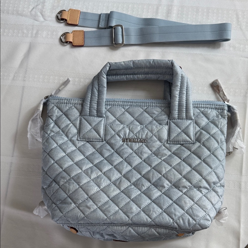 MZ Wallace Sutton Deluxe Quilted Bag. Chambray. Brand New w/tags. Never used.